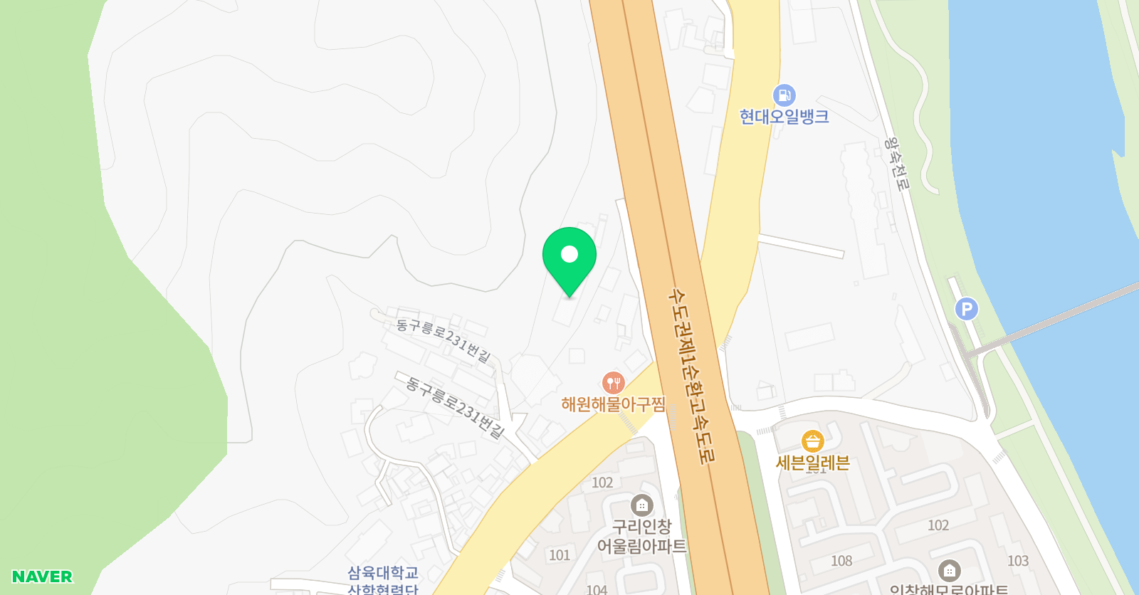 KCC이지스 주니어 구리점 위치