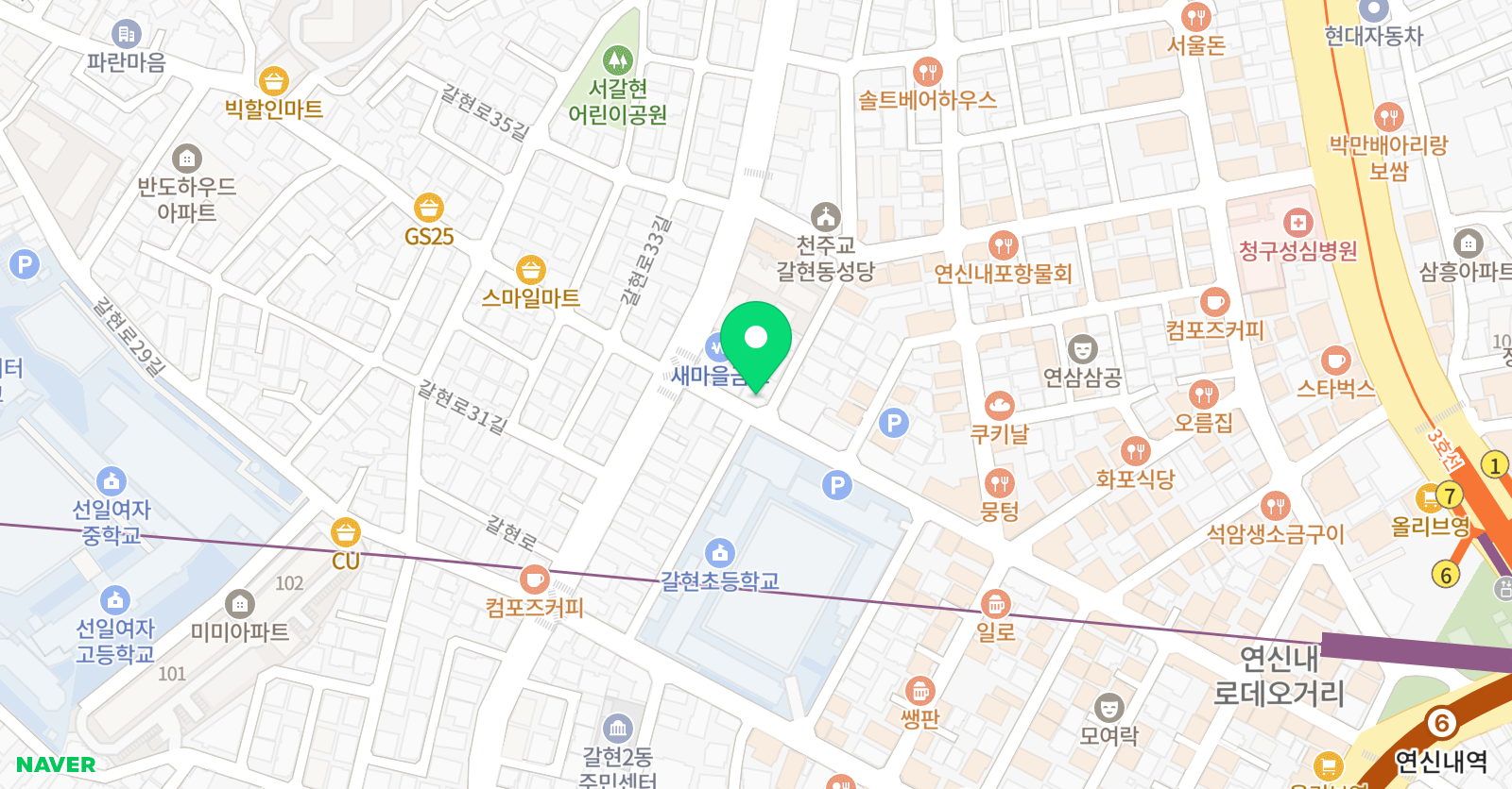 라봄피아노 음악교습소 위치