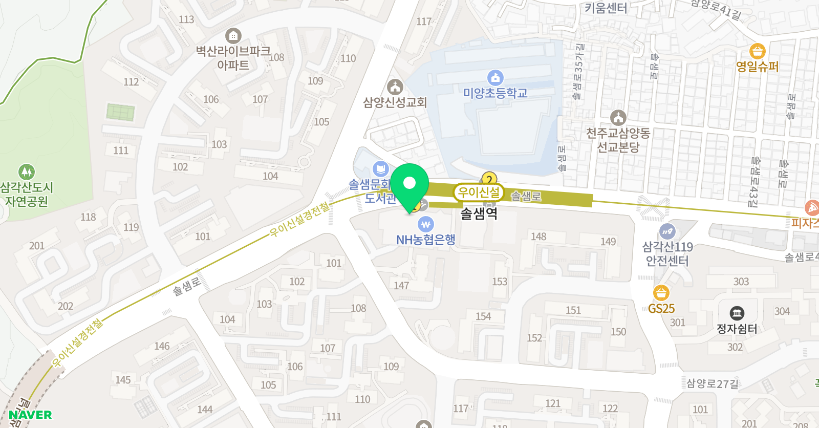 초이스앤유 학원 위치