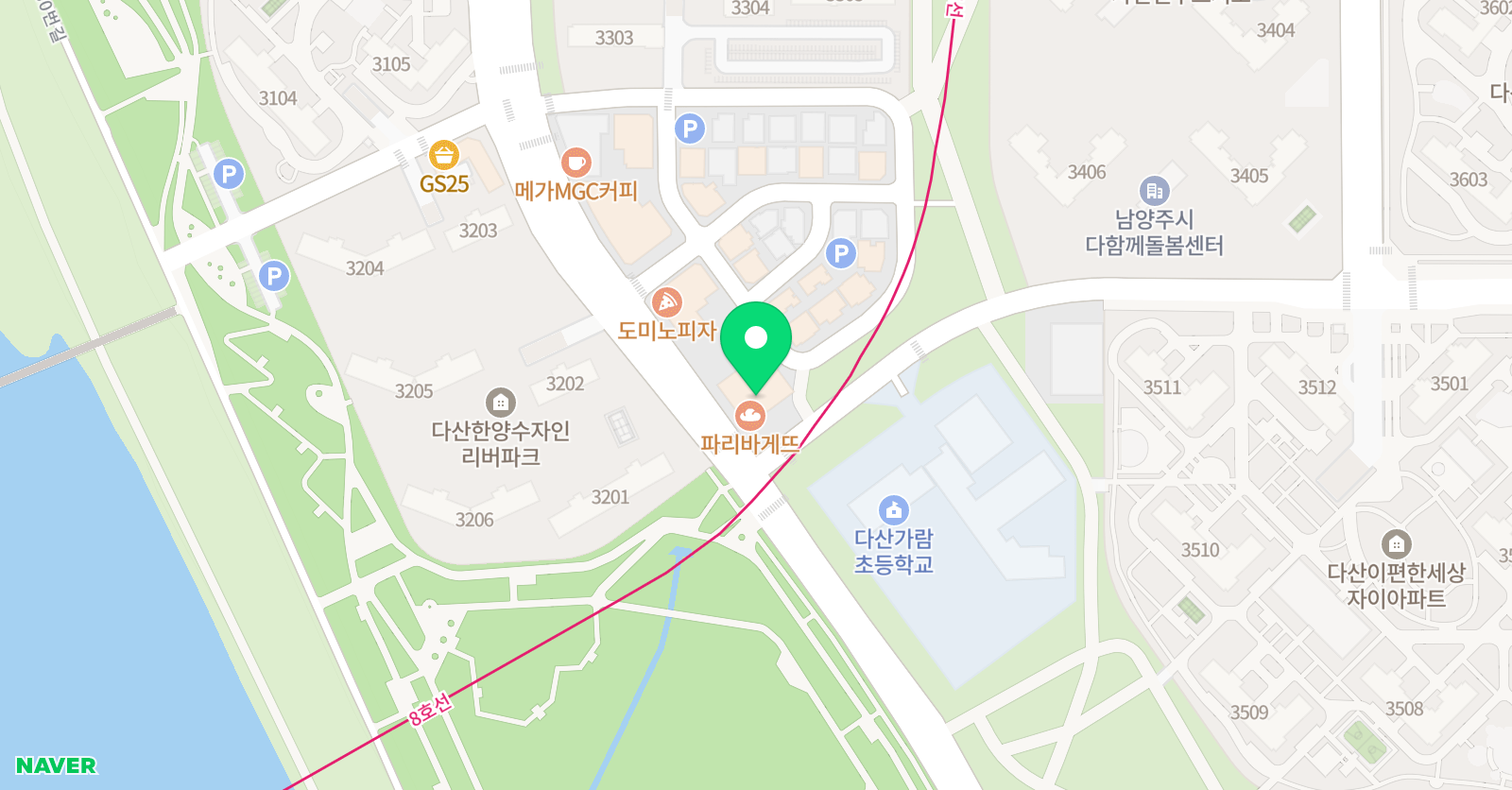삼성영어셀레나 가람 학원 위치