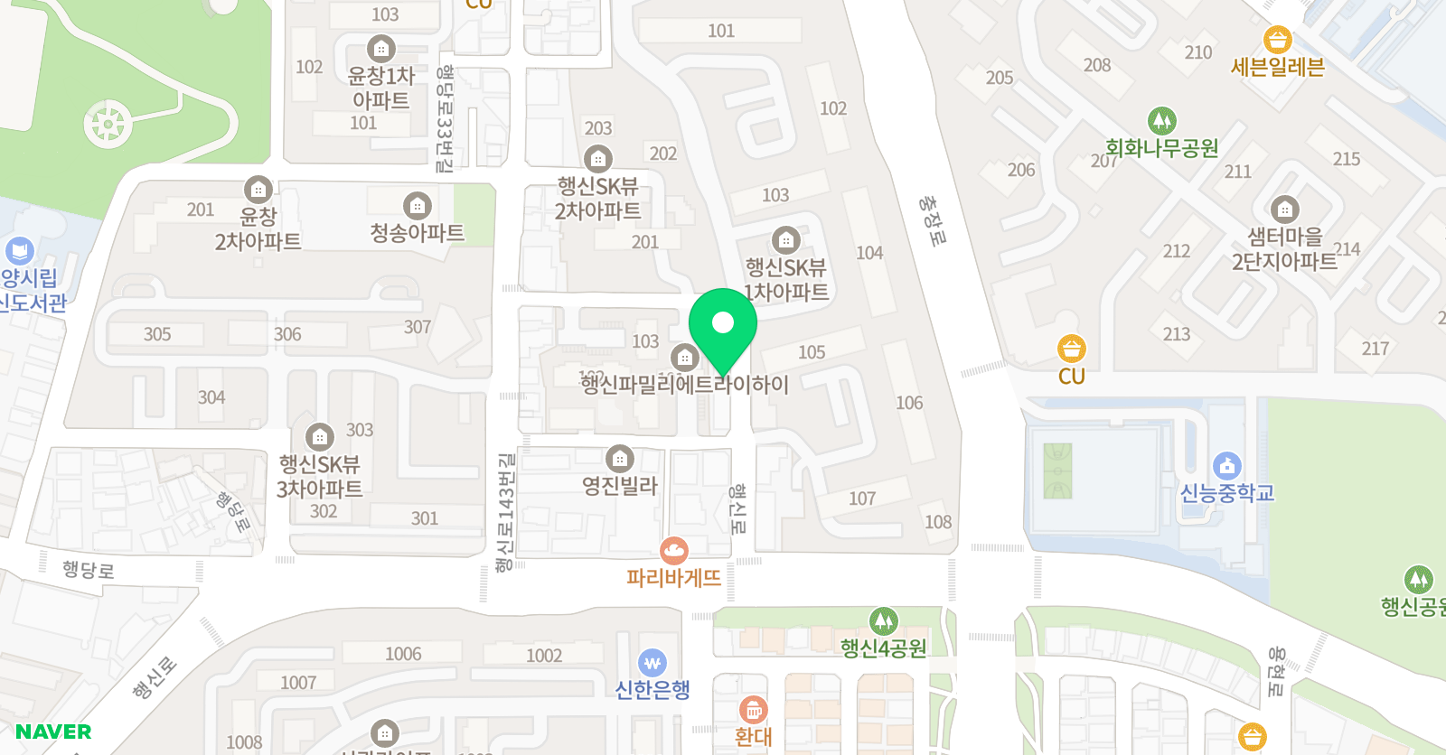 꿈을그리는 미술학원 위치