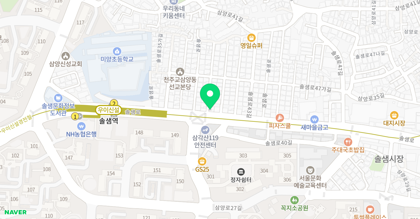 수학의힘 미아캠퍼스 위치