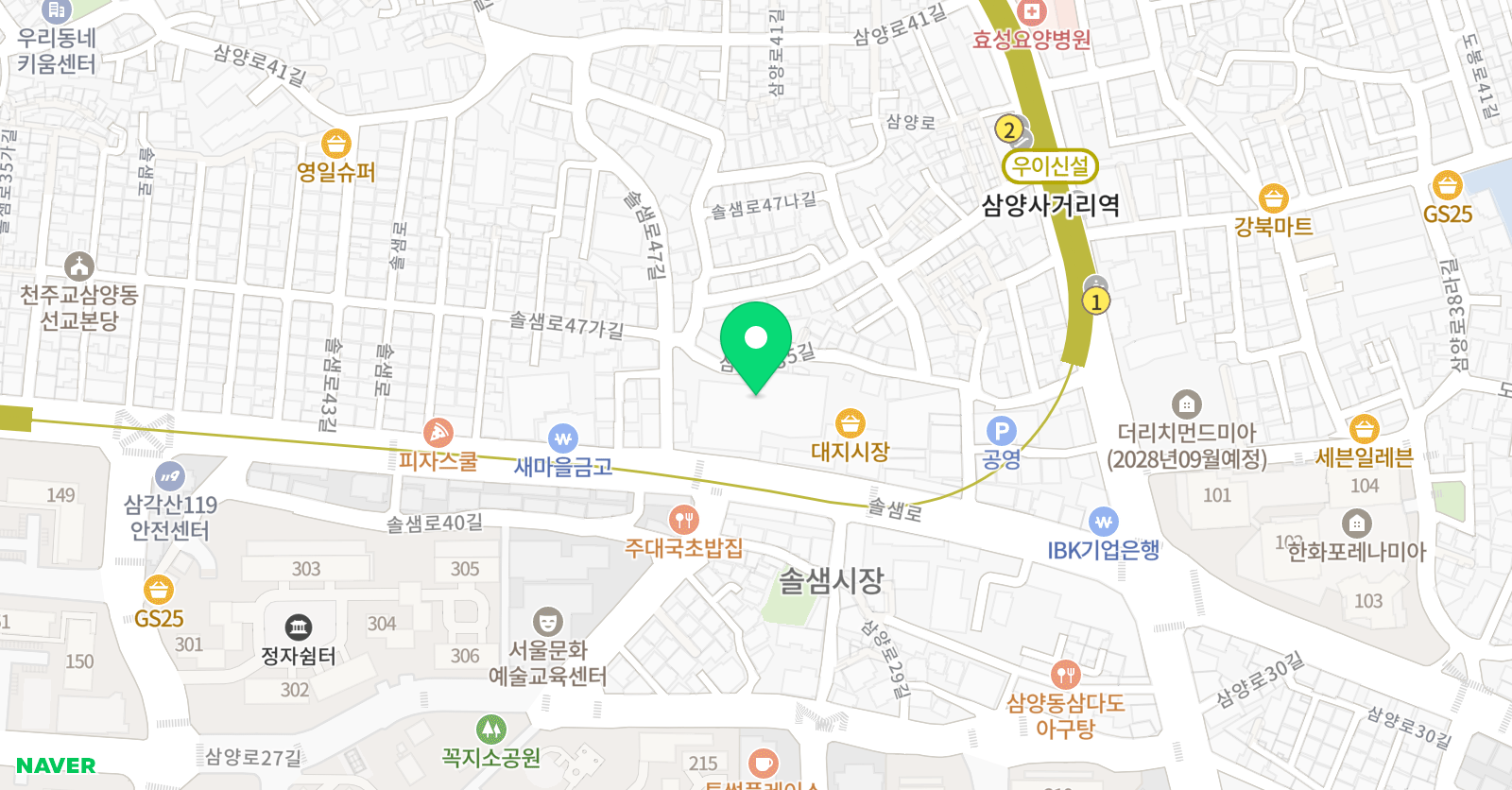 SI 수인학원 위치