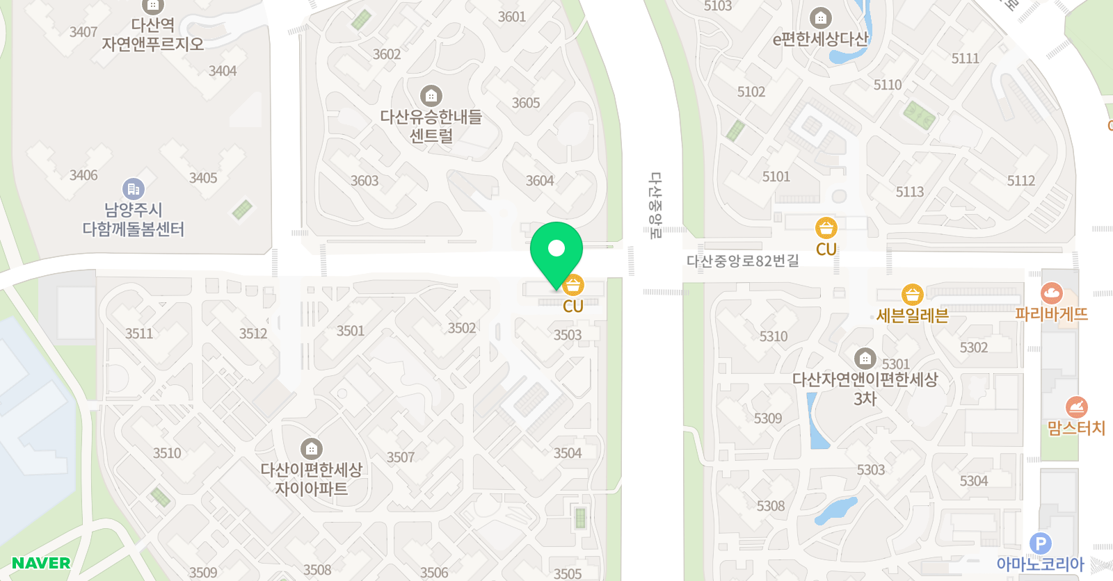 윤선생우리집앞 영어교실 다산드림 영어교습소 위치