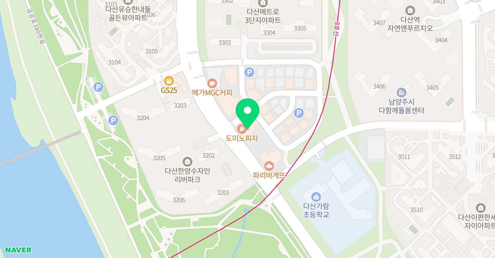 어썸 영어학원 위치