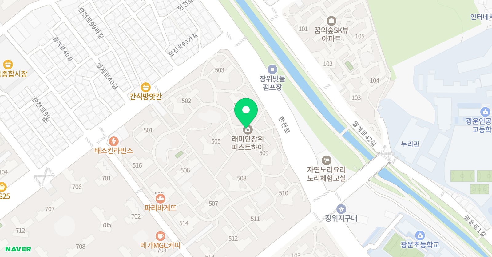 아소비 장위래미안퍼스트하이점 위치