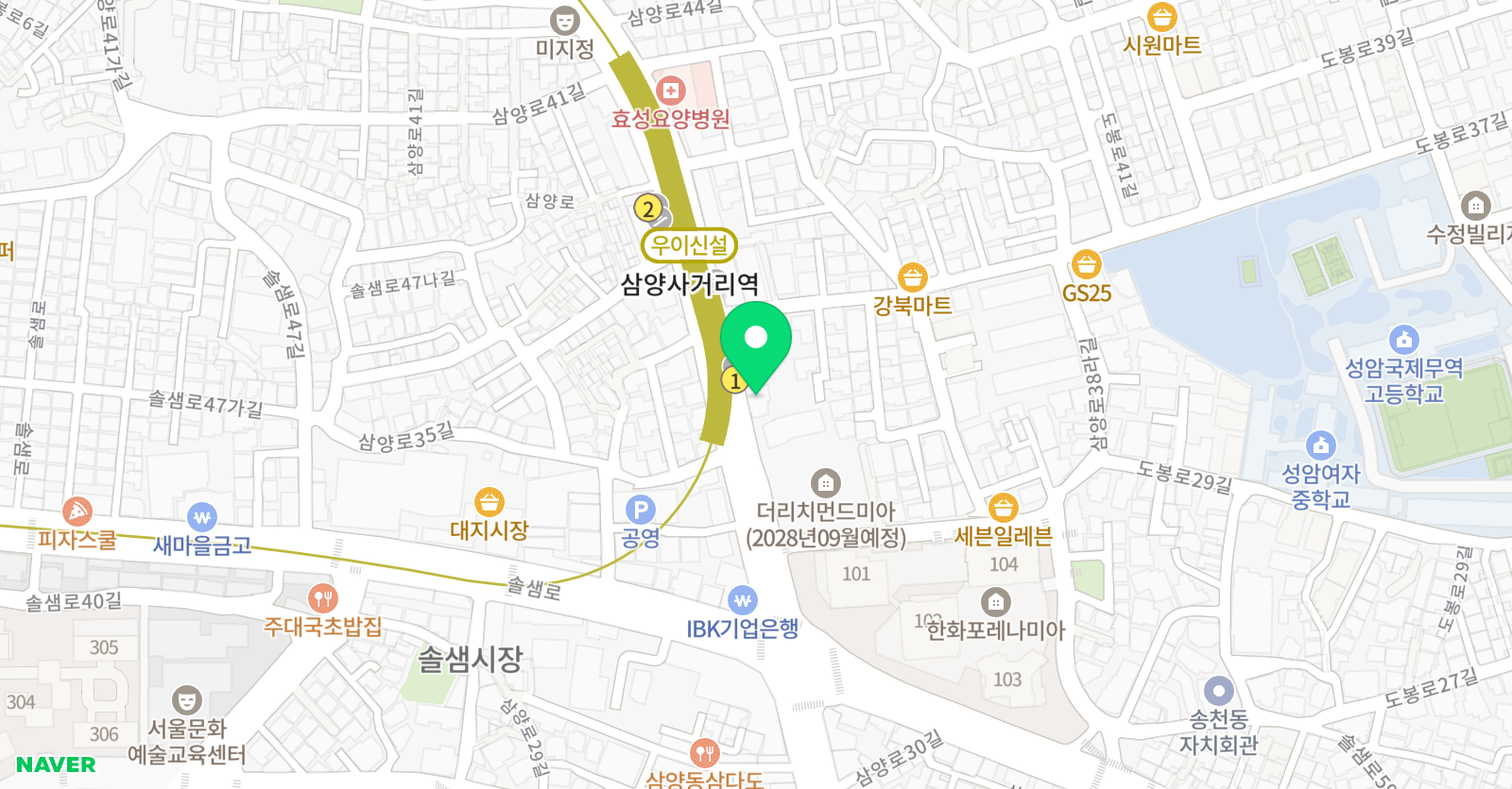 감성사운드 위치