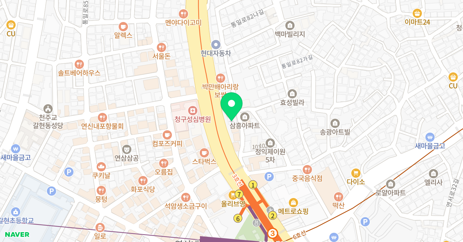 애니위너 만화학원 위치