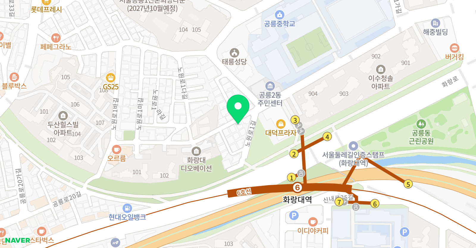 상상공간고래발자국 미술교습소 위치