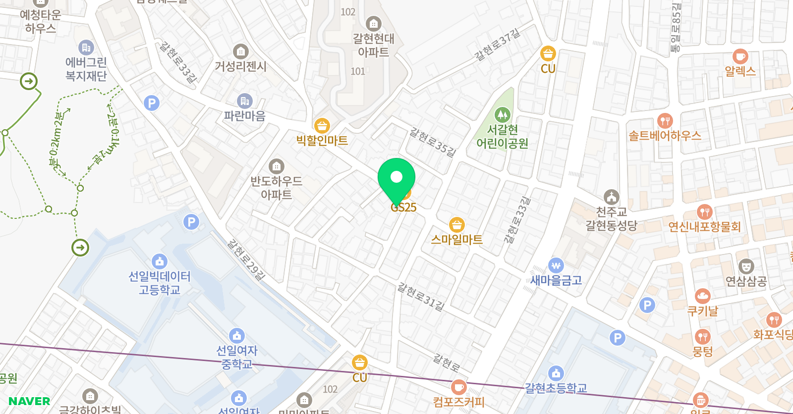 최대균 영수학원 위치