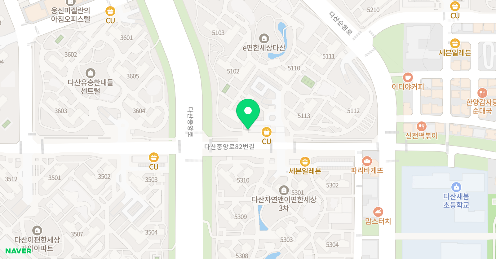 생각연구소by꼬마화가들 미술학원 다산 위치