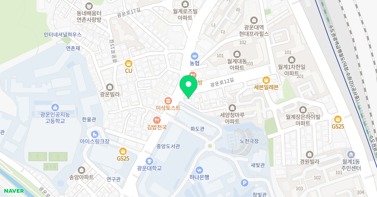 제이스 보습학원 위치