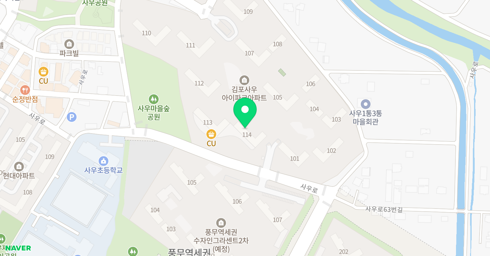 삼성 영어 사우아이파크교실 위치