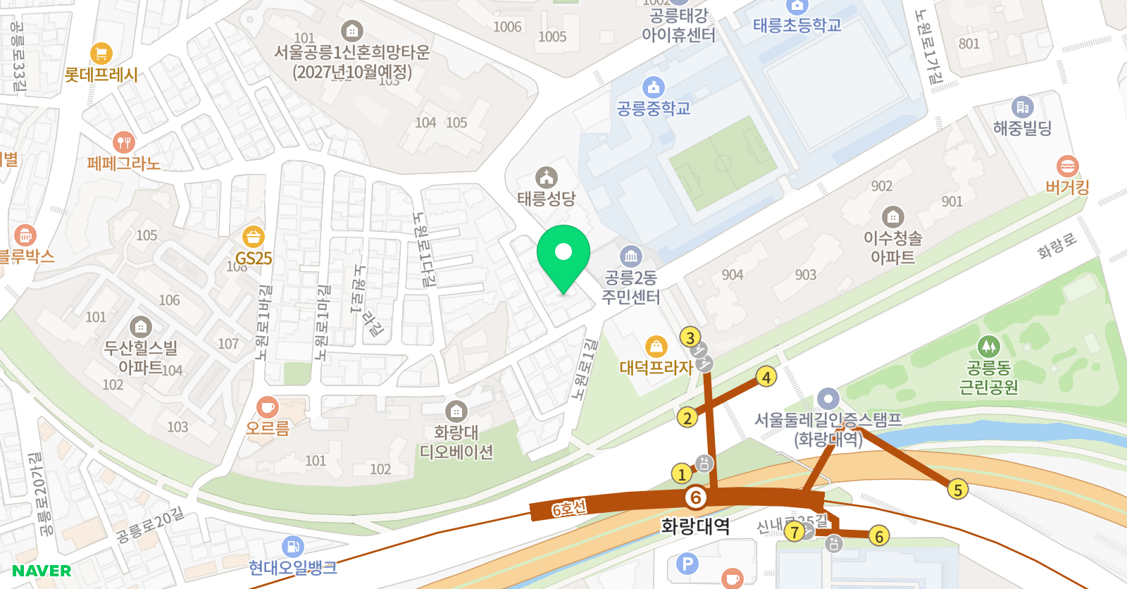 더쎈 수학올림학원 위치