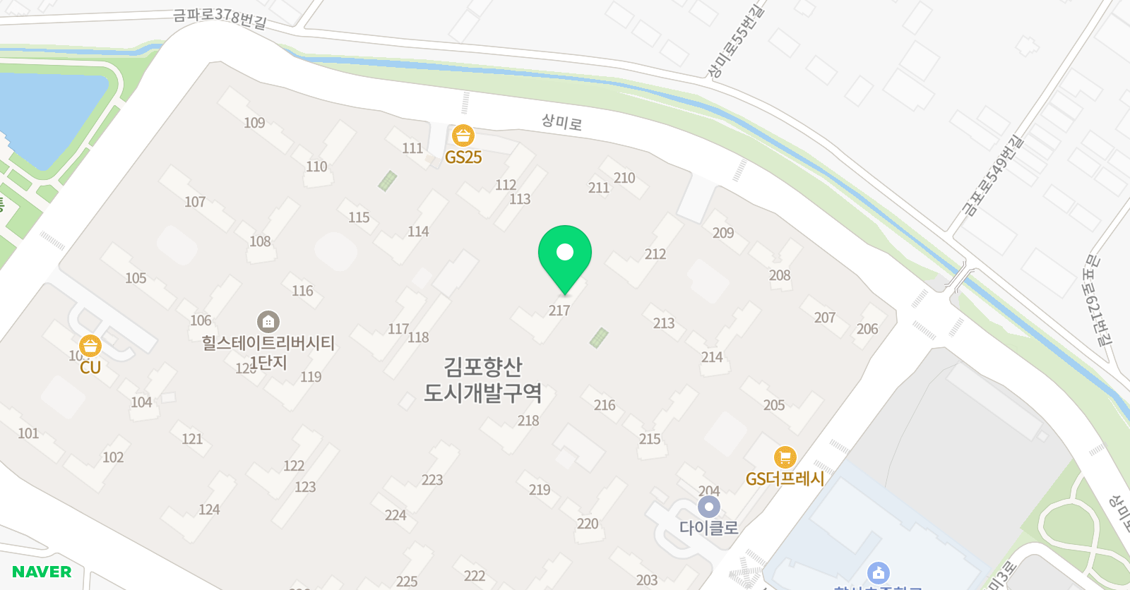 기탄 사고력교실 향산힐스테이트2교실 위치