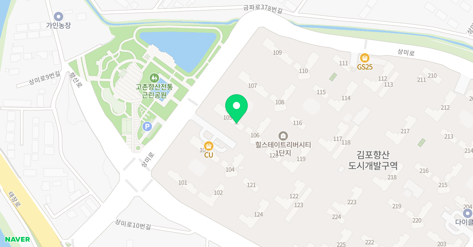 ITC 영어 김포지점 위치