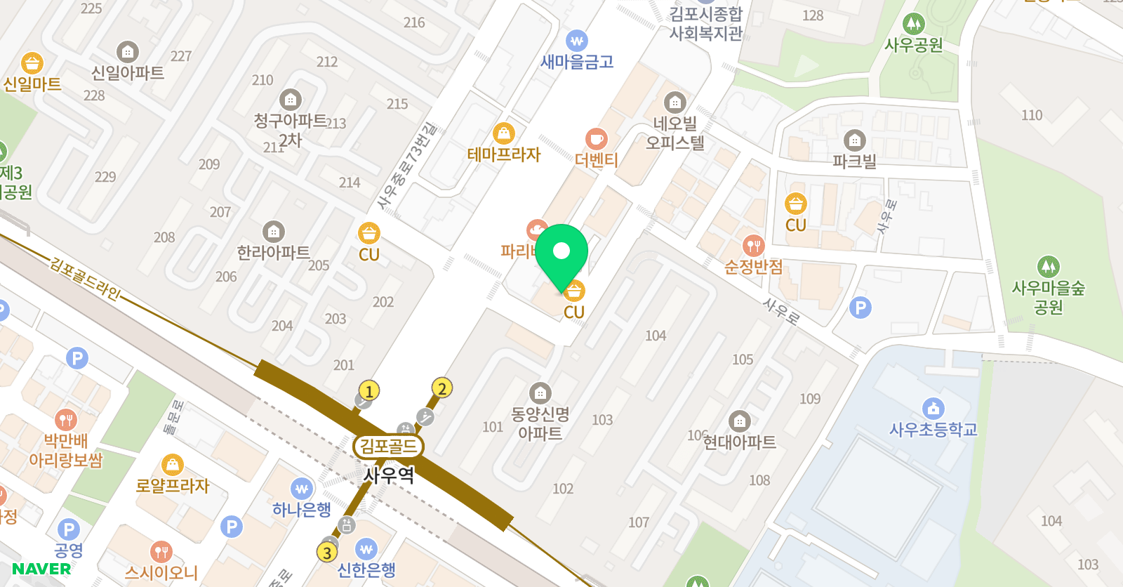 레인보우 무용학원 위치