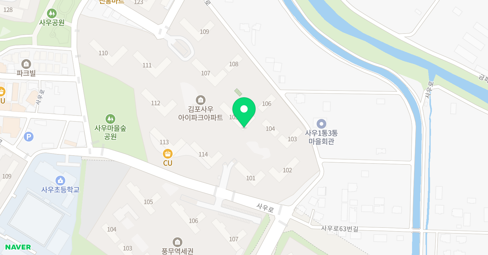 기탄 사고력교실 사우아이파크점 위치