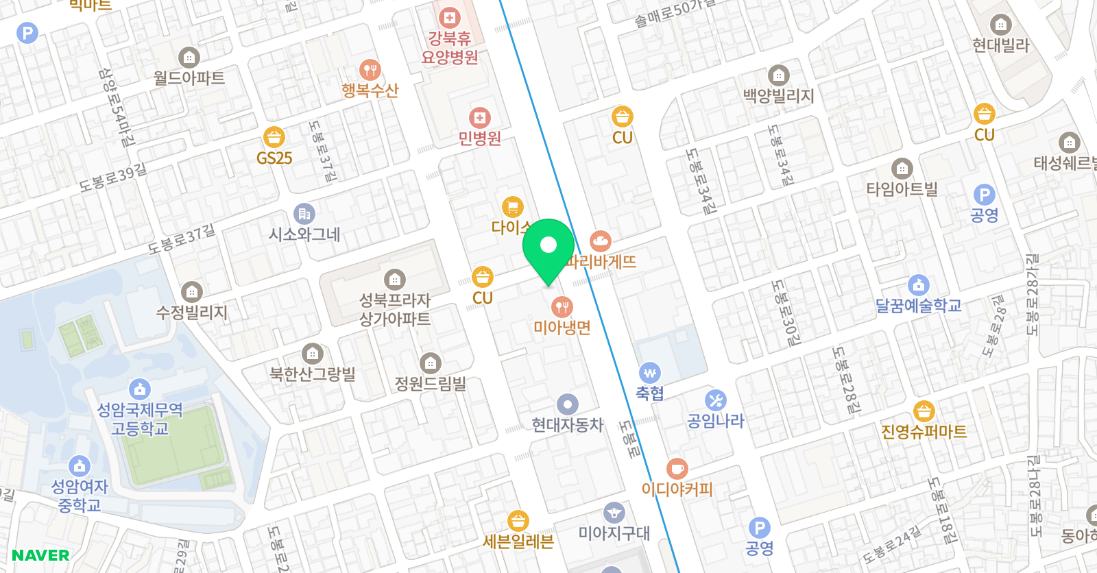 지성 태권도 위치