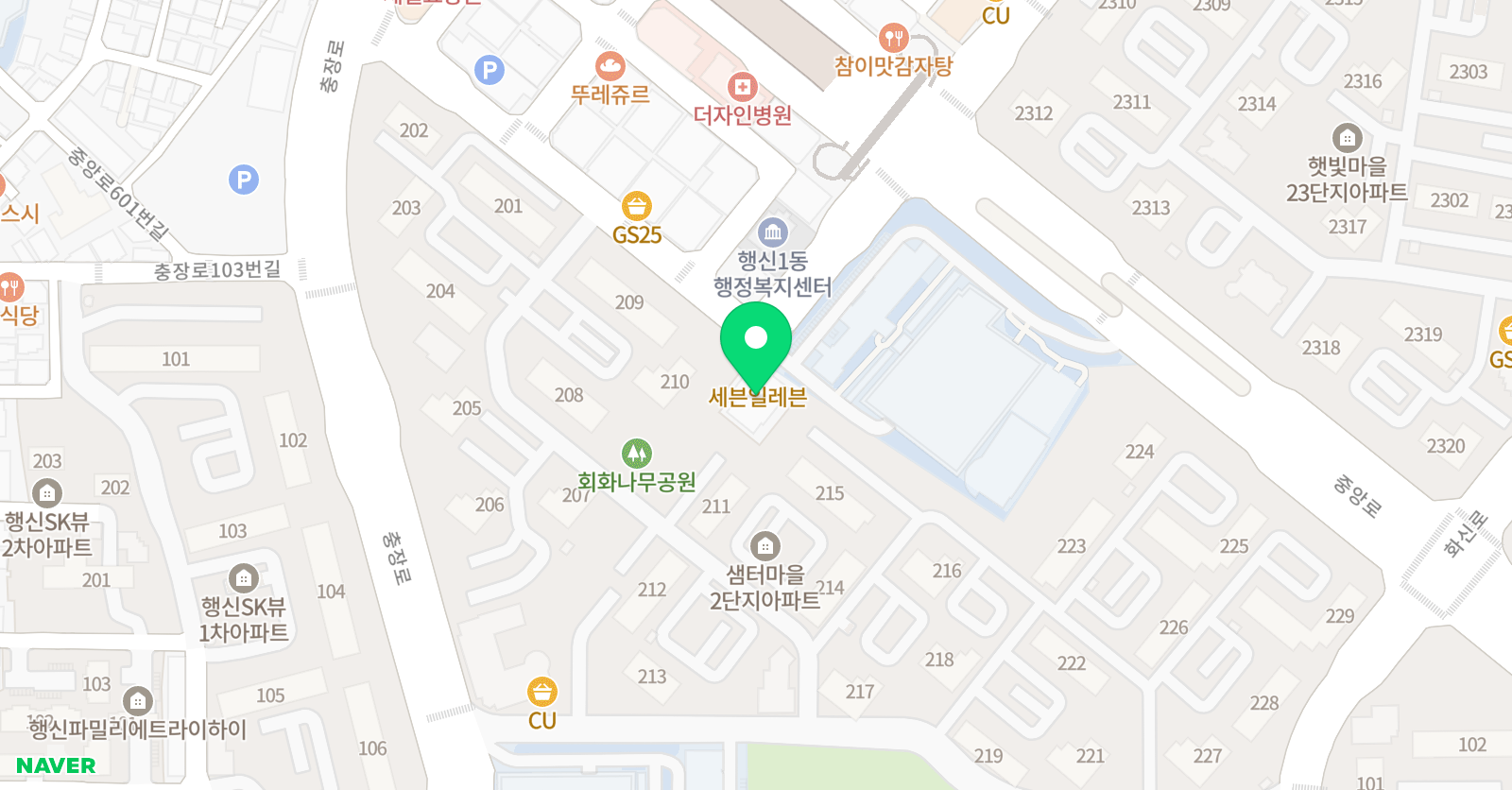 일타고라스 수학학원 위치