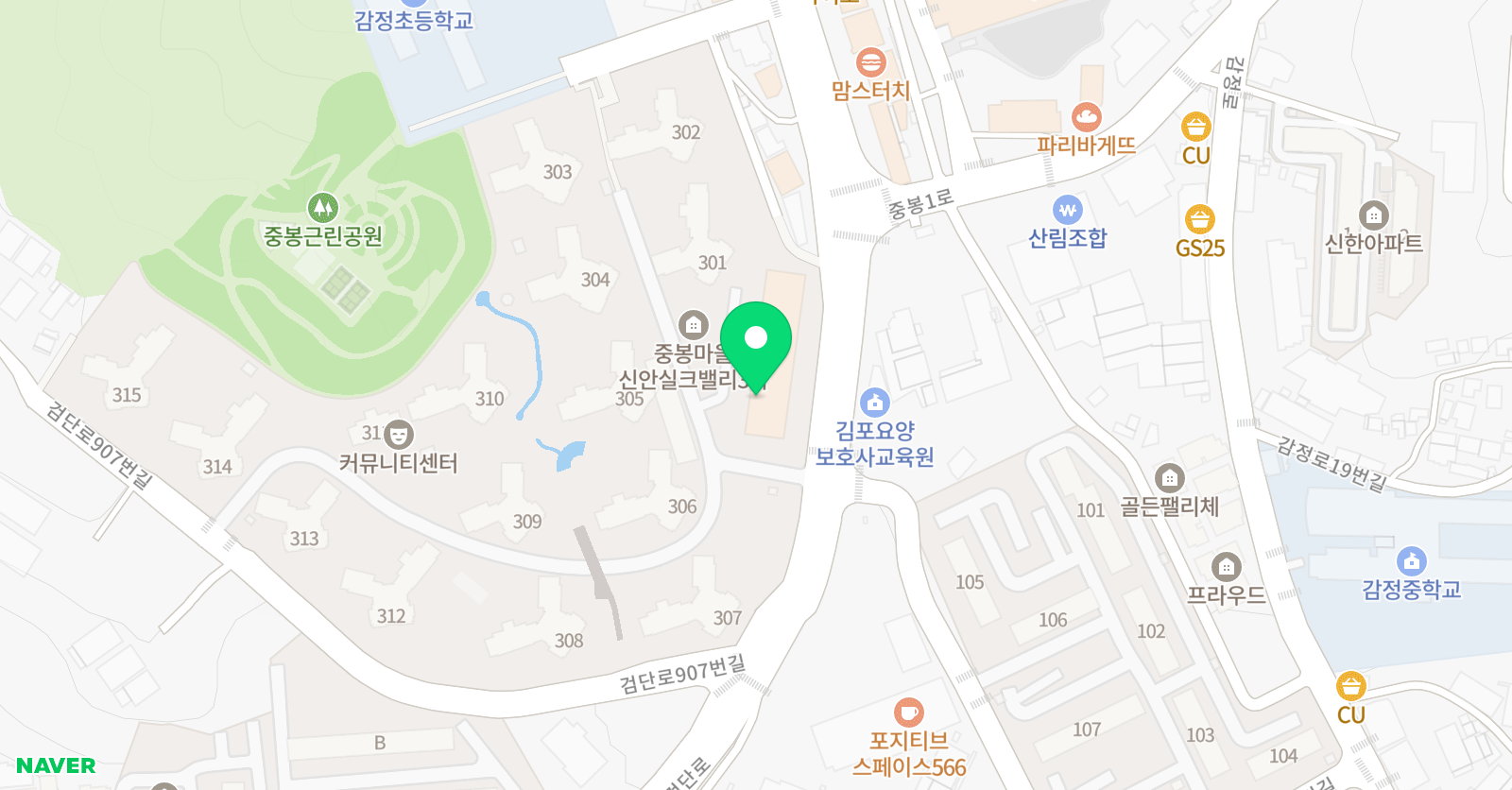 소리숲 음악학원 위치