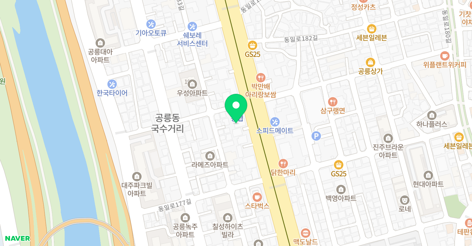 시각과공간 미술학원 위치