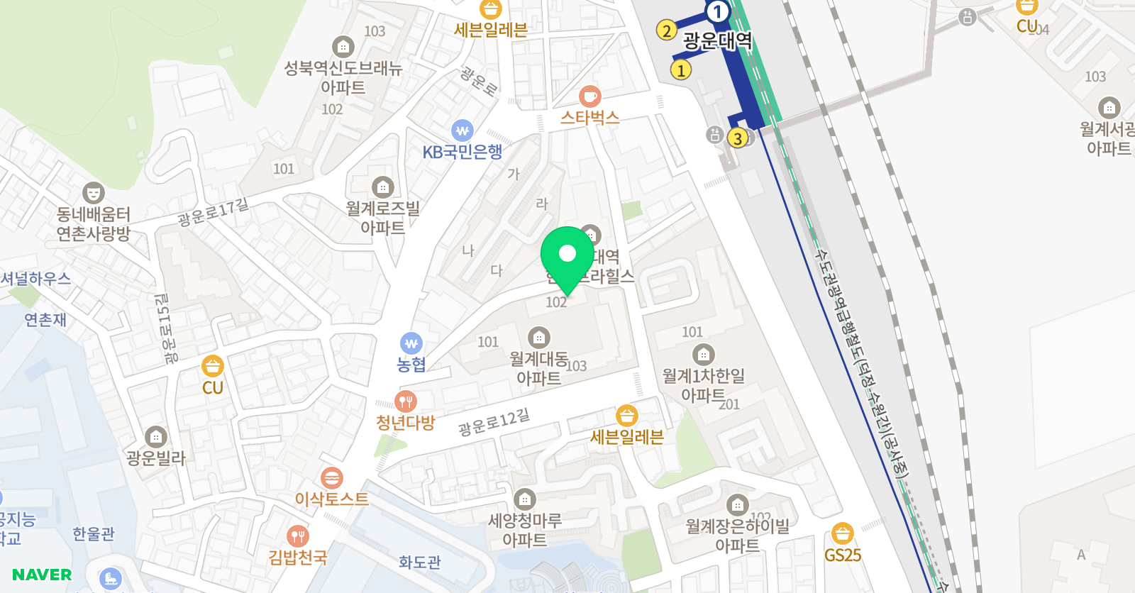 스마트해법 수학영어 리드인 월계대동점 위치