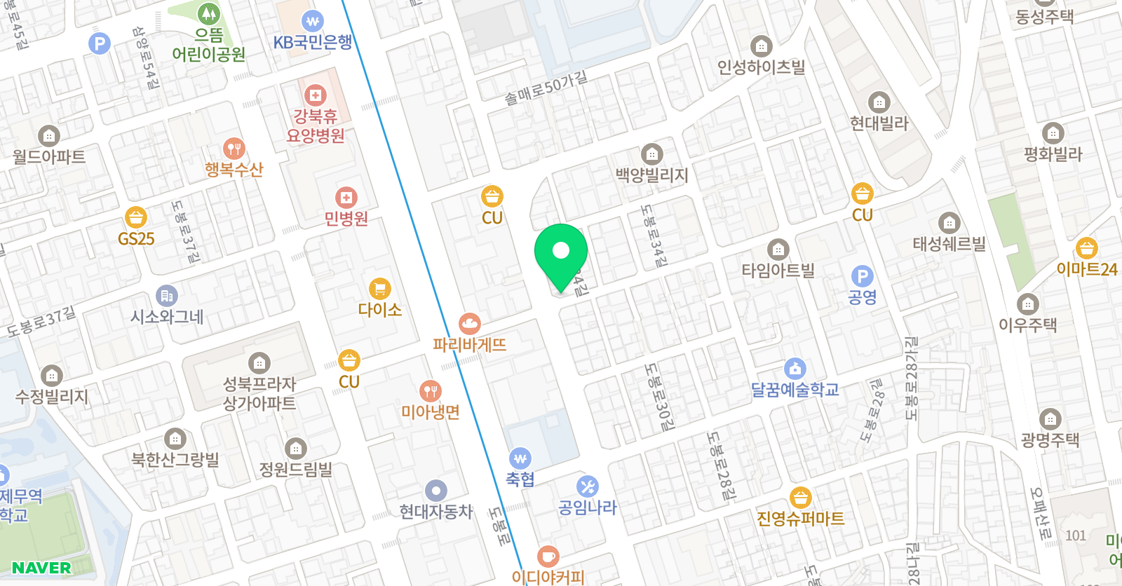 즐거운몸짓 스튜디오 위치