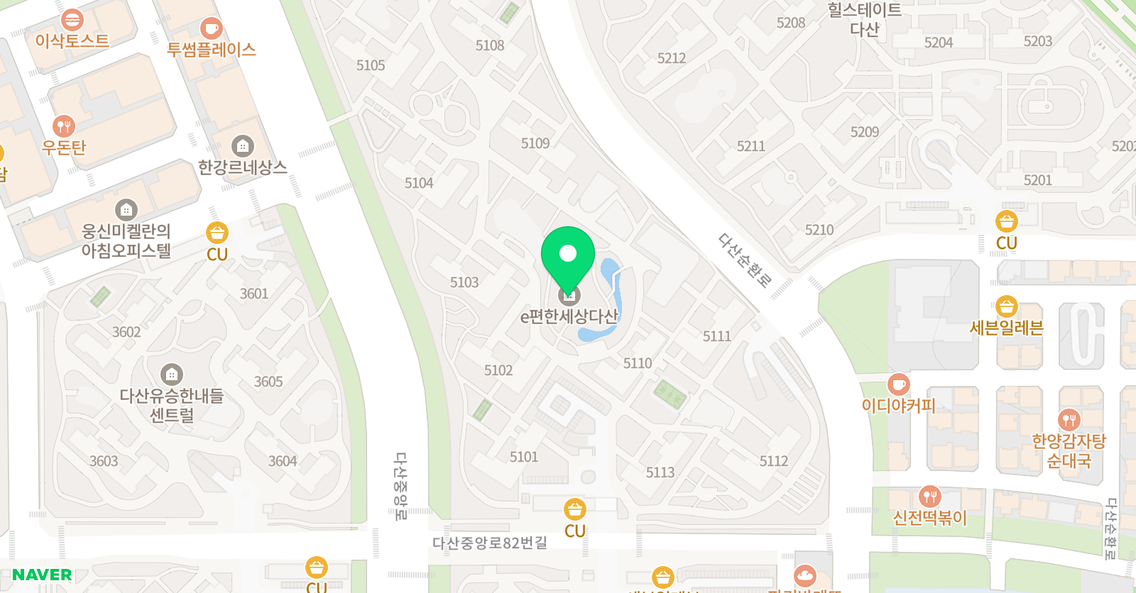 아소비 남양주 다산점 위치