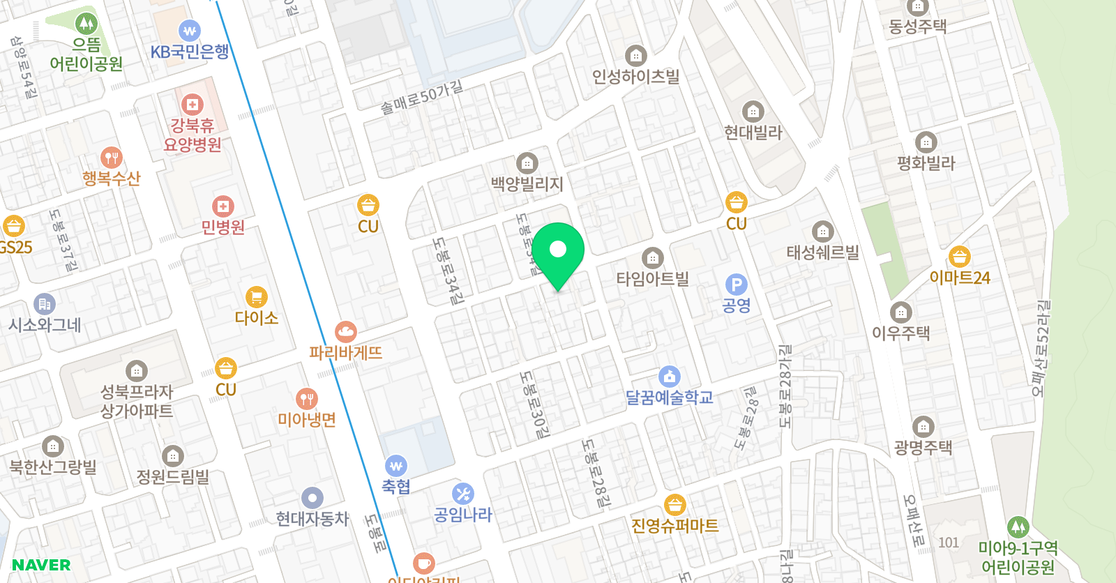 빨간펜 수학의달인 송중1호점 위치
