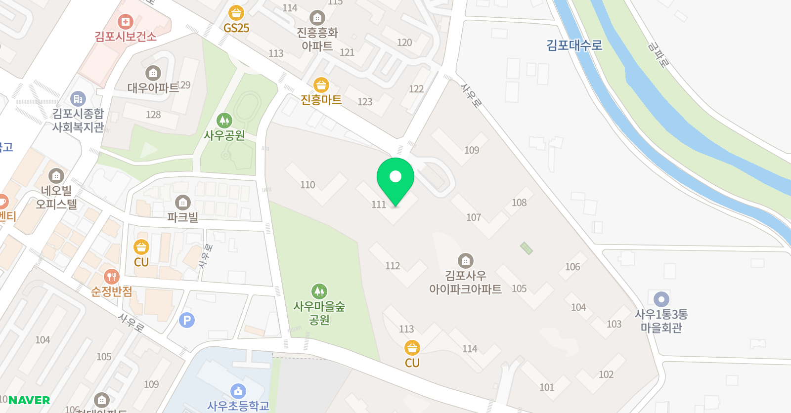 링키 영어 사우아이파크점 위치