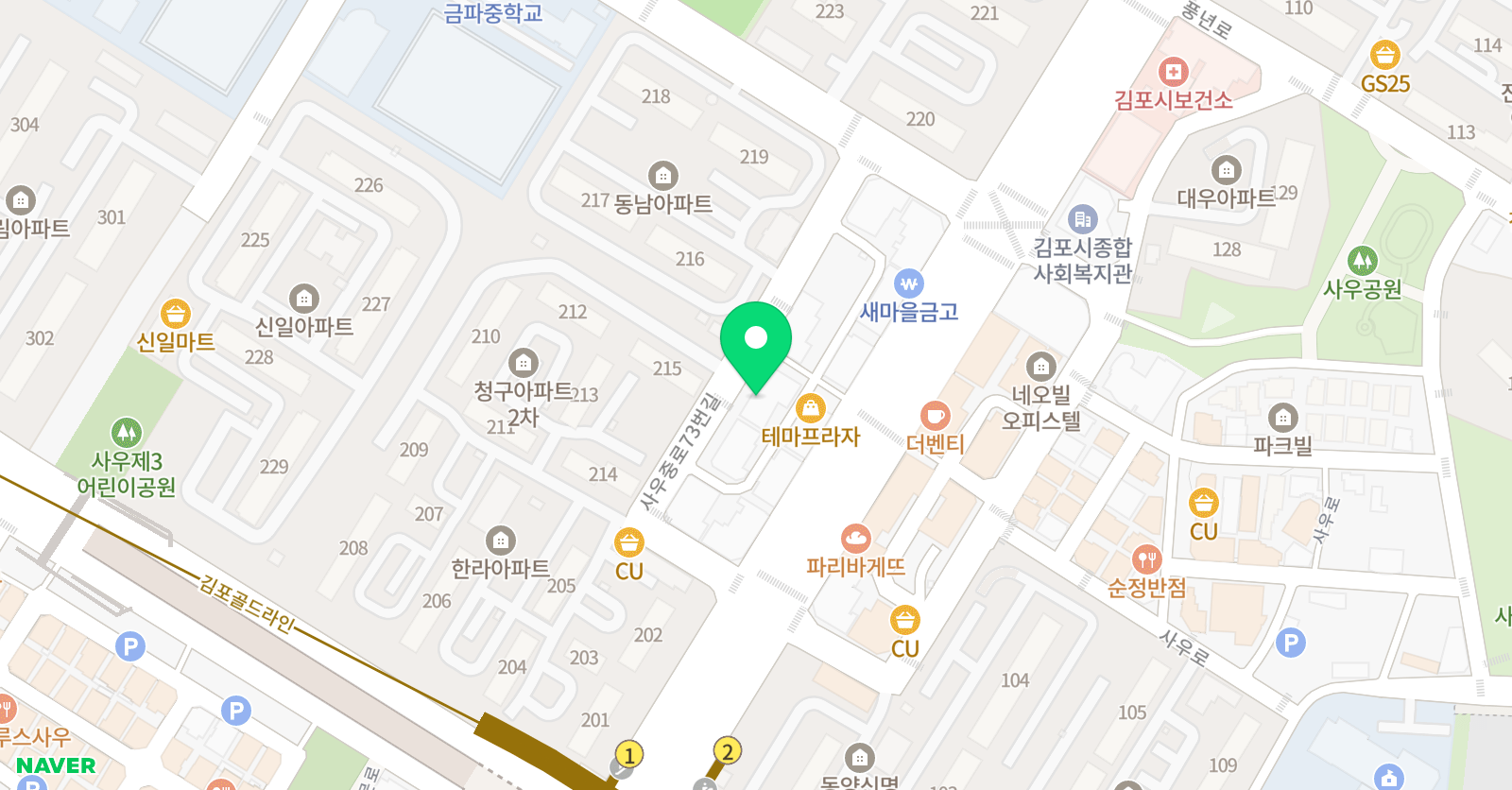 EQ 수학학원 위치