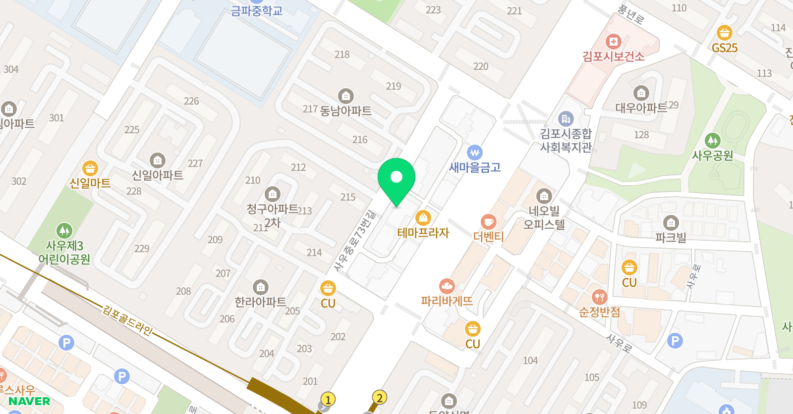 하모니 음악학원 위치