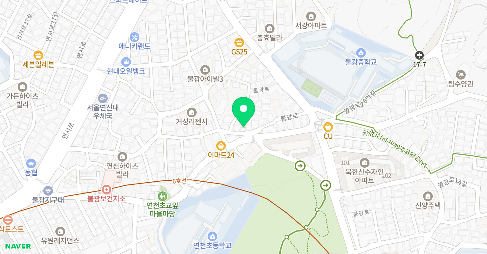 숲속현 피아노 위치