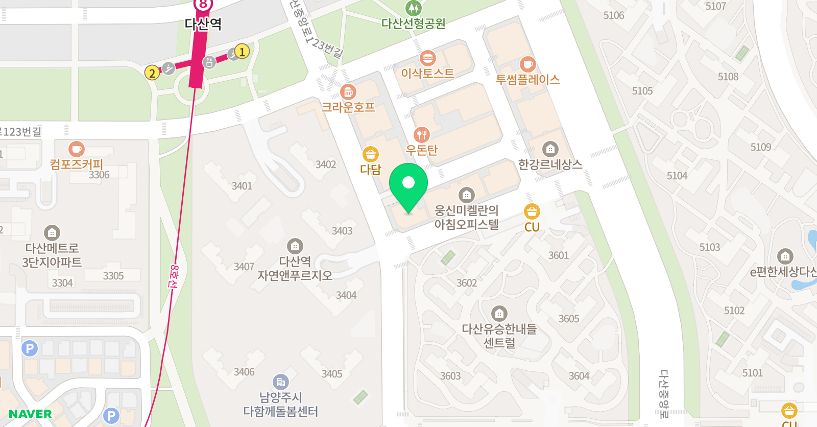 브레노스 매쓰캥거루 학원 위치