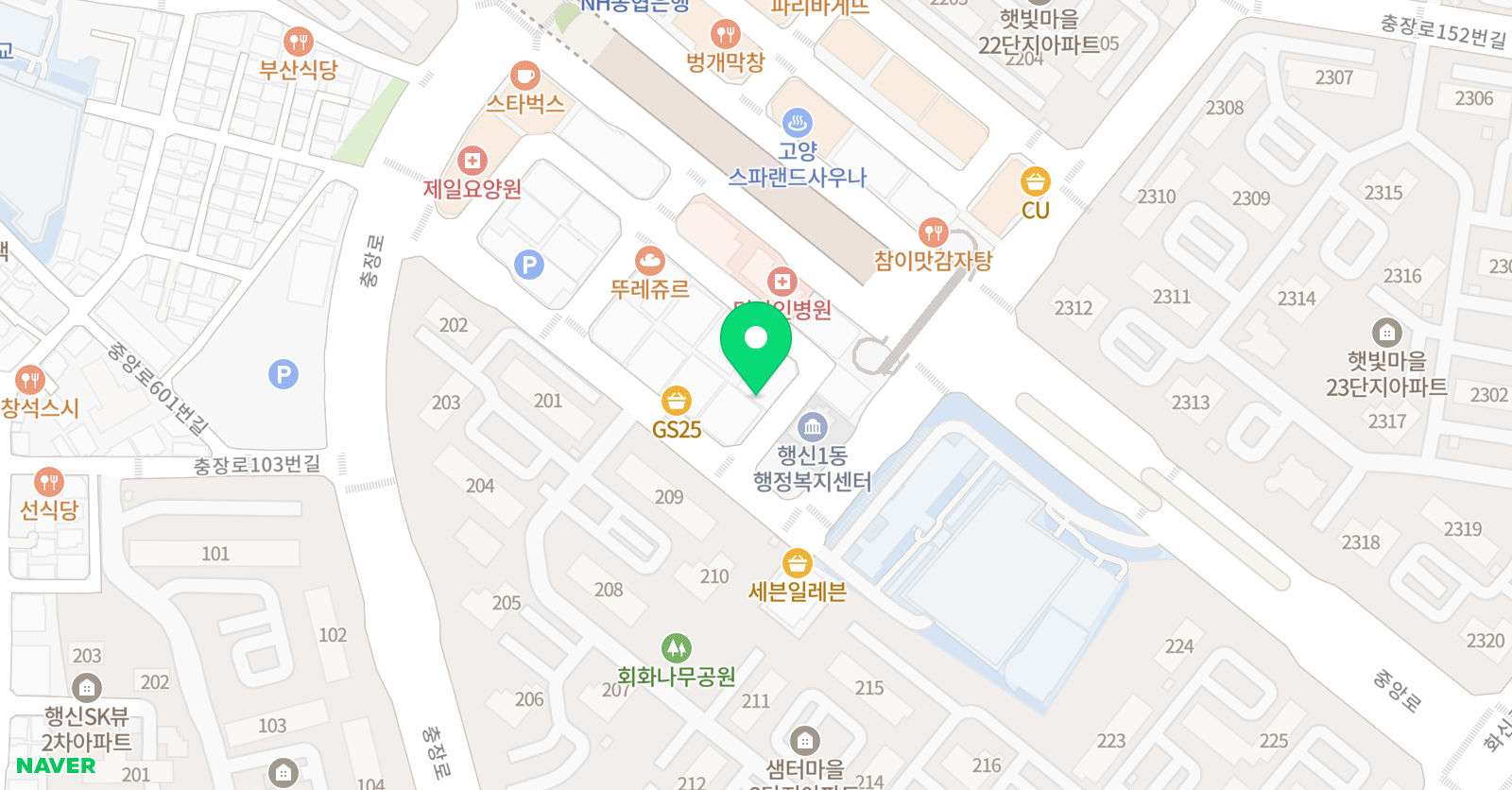 에듀힐 영어수학전문학원 위치
