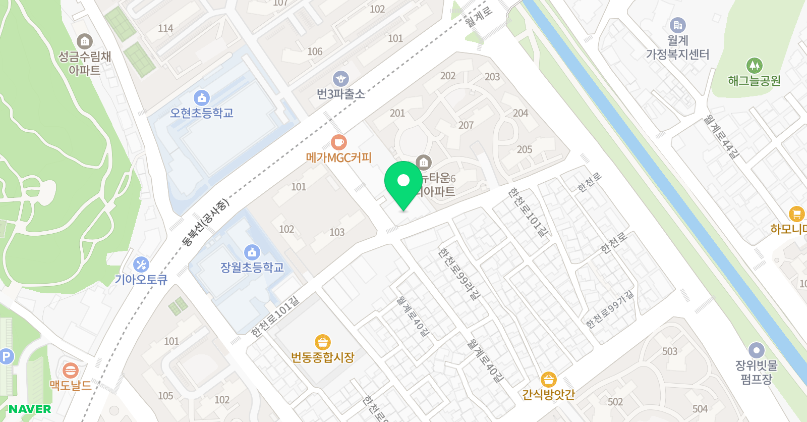 꿈의숲 미술교습소 위치