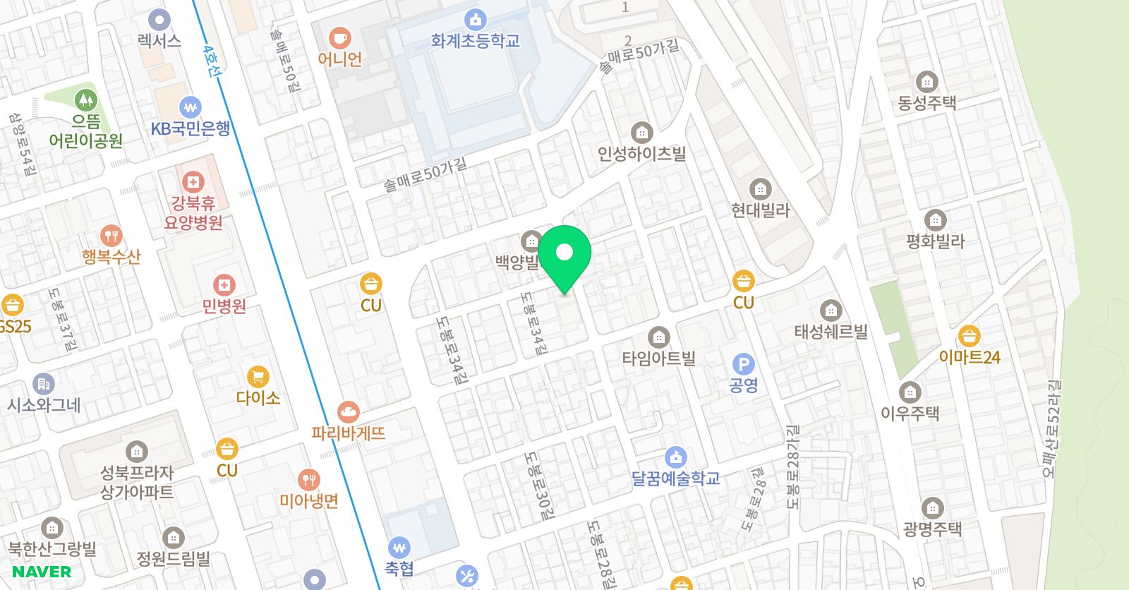 샤인 피아노교습소 위치