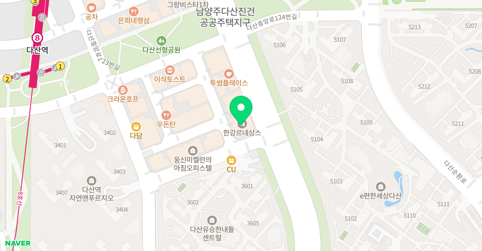 씽크앤아트 미술학원 위치