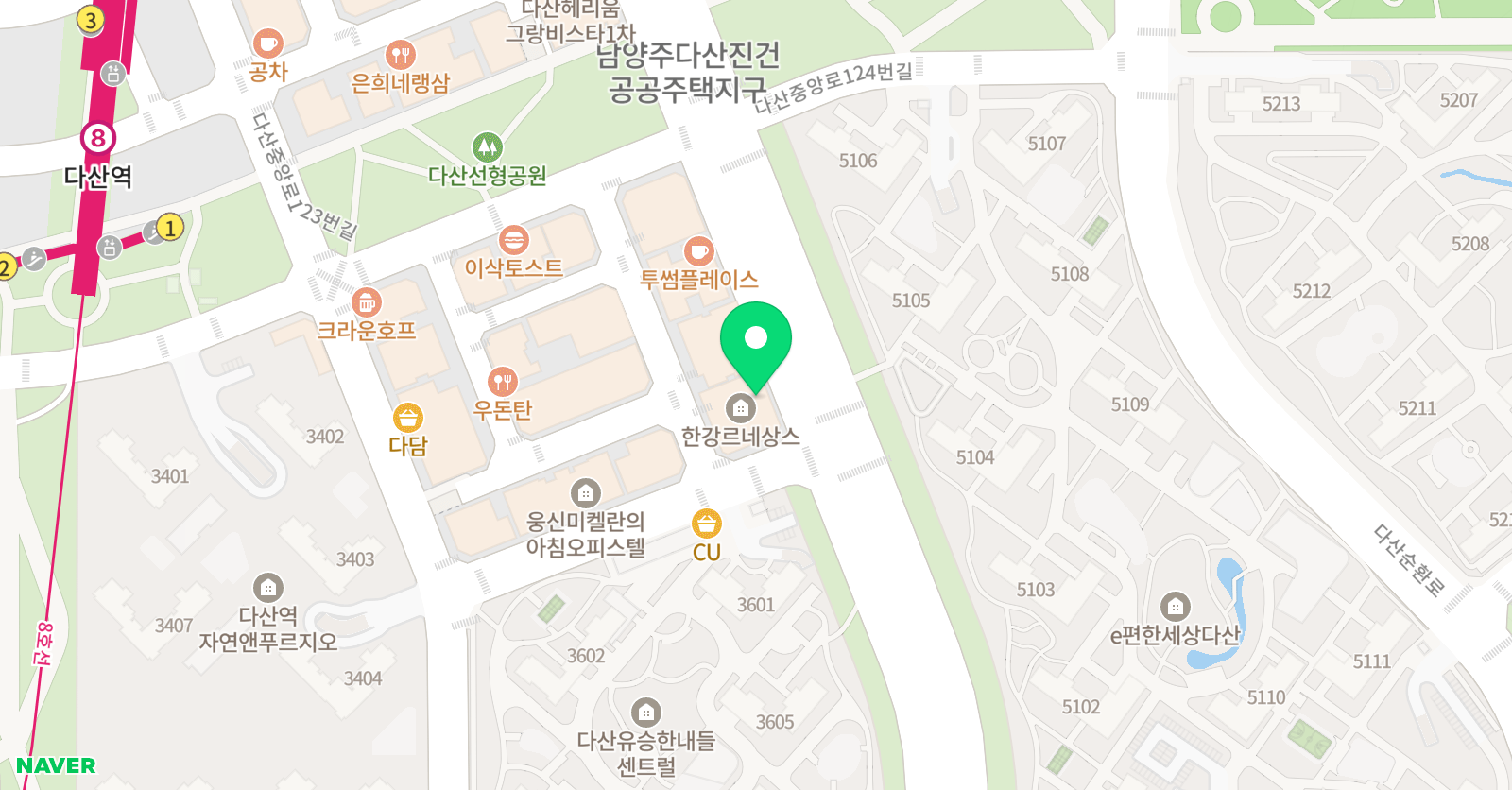 이쌤스킬 수학학원 위치