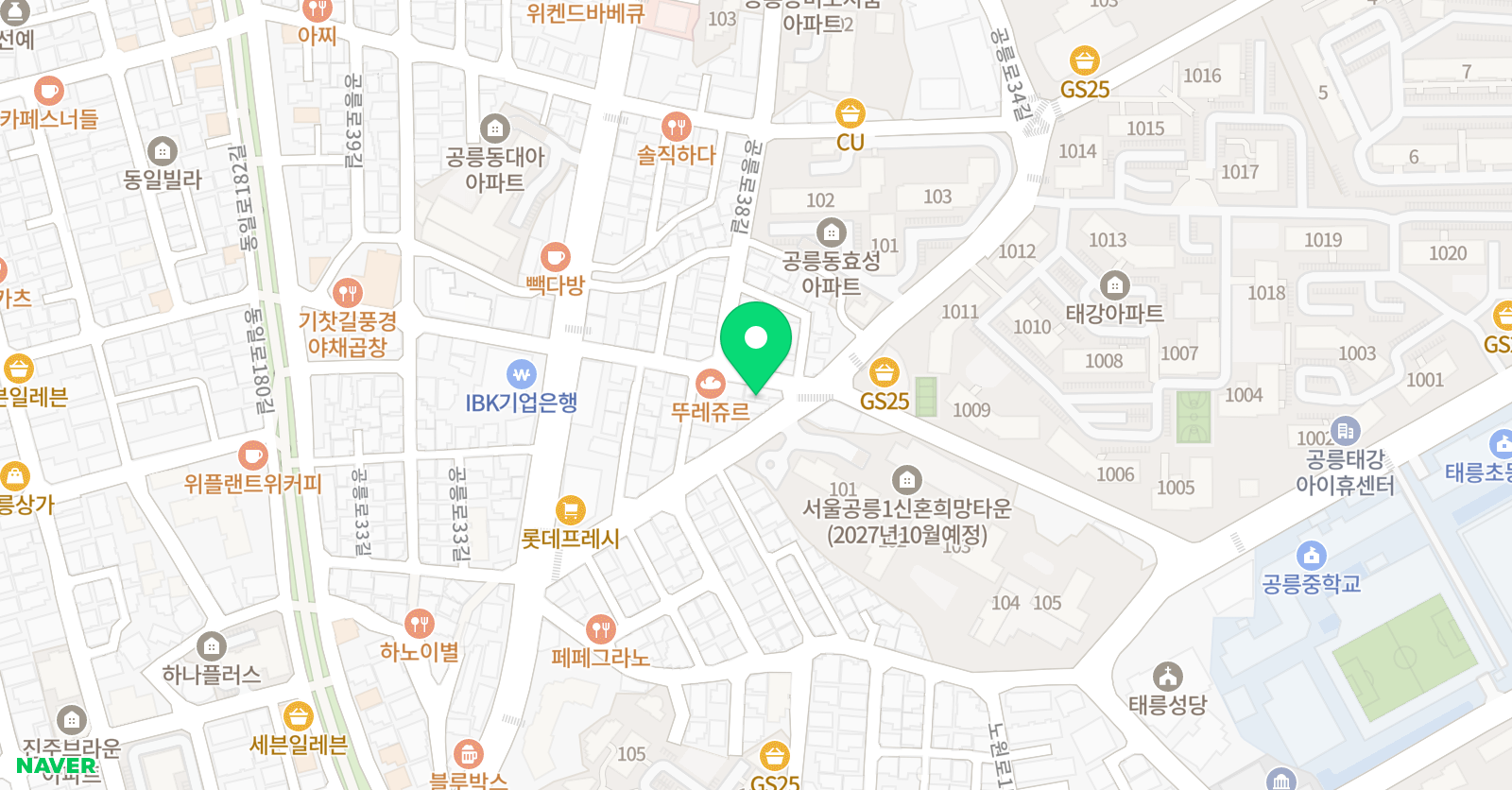 홍 피아노 위치