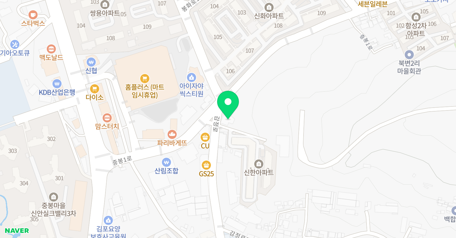 빌드업어학원 위치