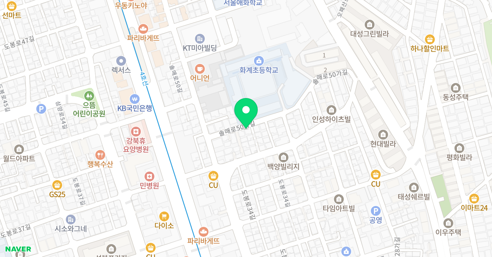 오름 수학교습소 위치