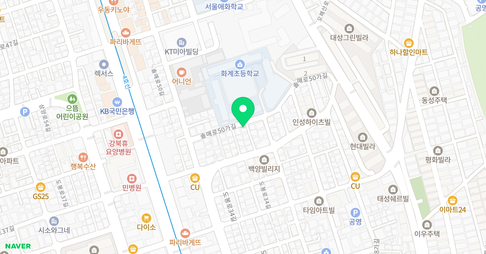 꿈그림나라 미술교습소 위치