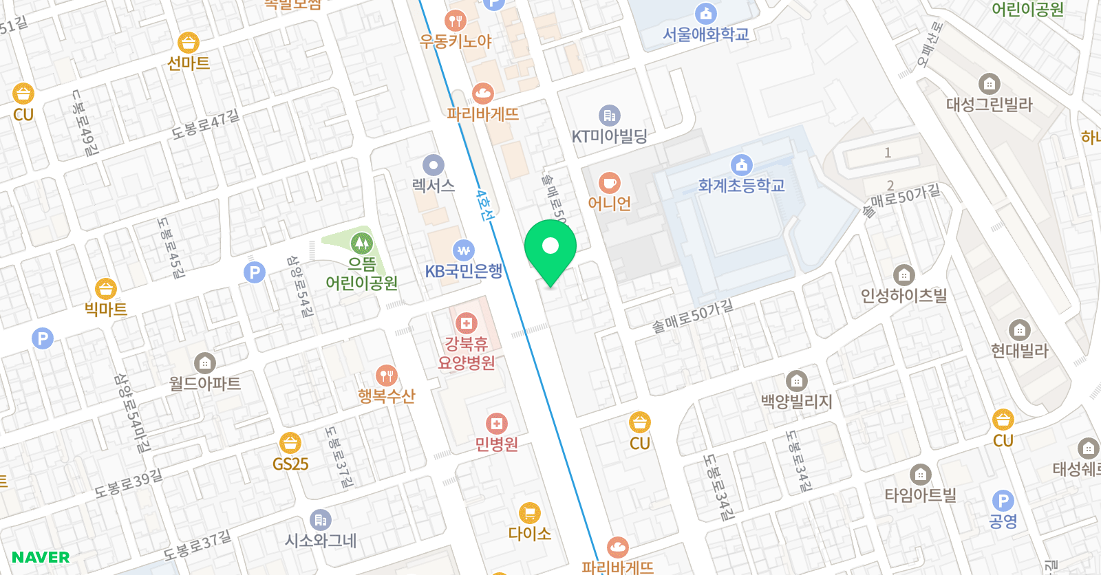 HA 수학학원 위치