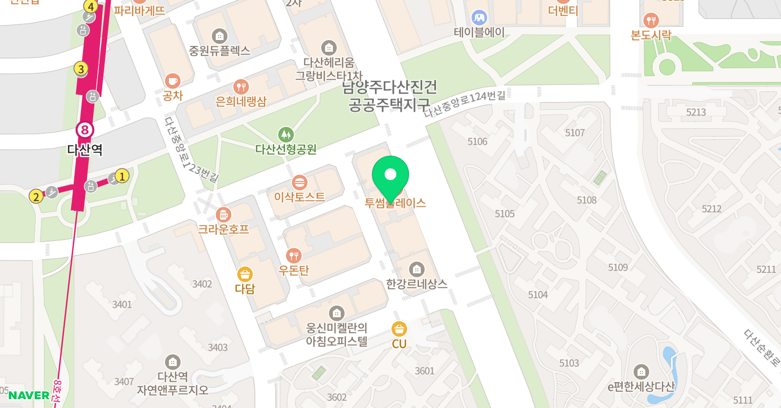 리드온탑 영어학원 위치