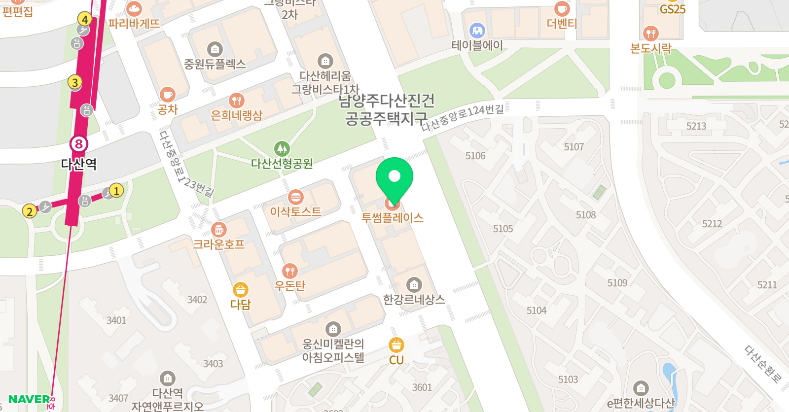더봄 수학 위치