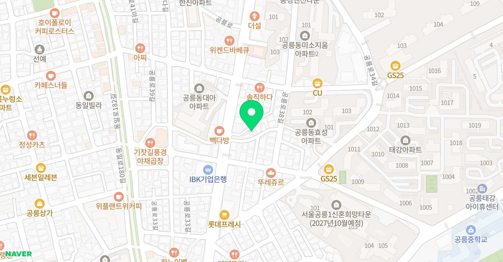 다솔 학원 위치