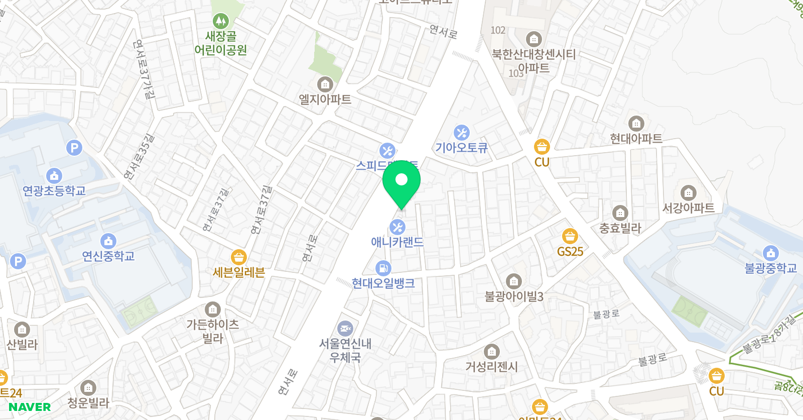 MAC 영어 합기도 태권도 위치