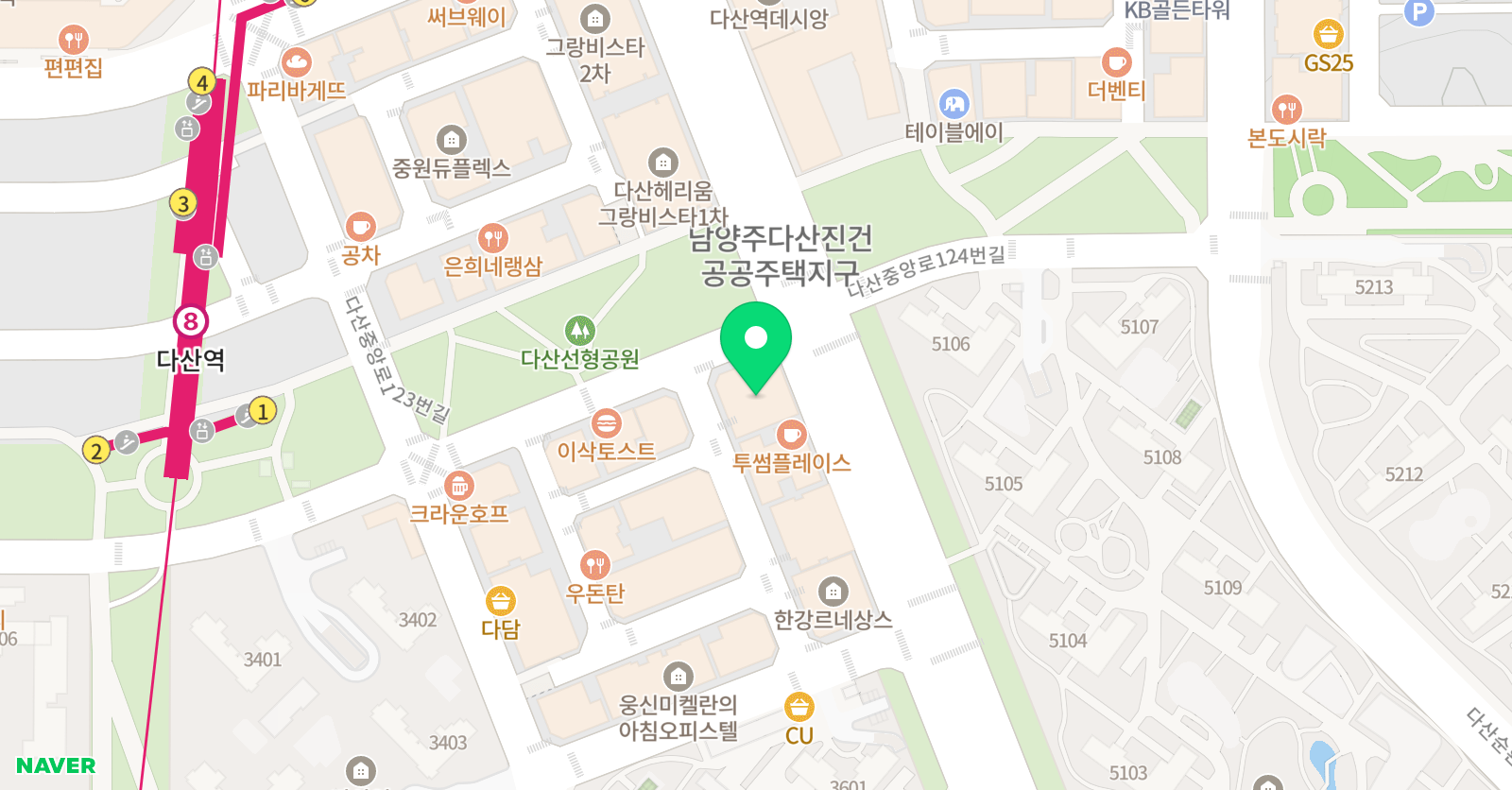이화메이드 발레학원 위치